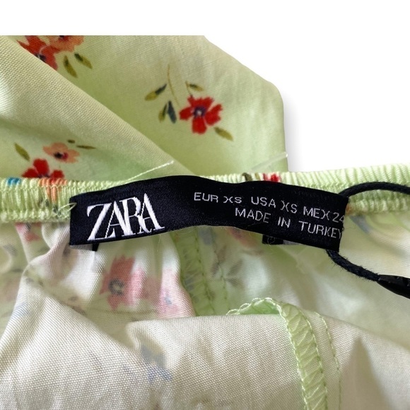 ZARA Dress, Floral Print Halter Midi Dress Size XS, NWT - Picture 12 of 14